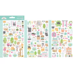   Doodlebug Design Matrica  - Pretty Kitty - Mini Icons Stickers (3 ív)