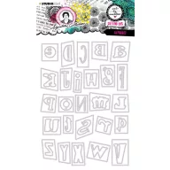   Art by Marlene Vágósablon  - Alphabet Signature Collection nr.548 - ABM Cutting Die (1 csomag)