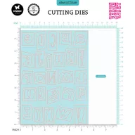   Art by Marlene Vágósablon  - Alphabet Signature Collection nr.548 - ABM Cutting Die (1 csomag)