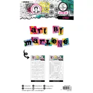   Art by Marlene Vágósablon  - Alphabet Signature Collection nr.548 - ABM Cutting Die (1 csomag)