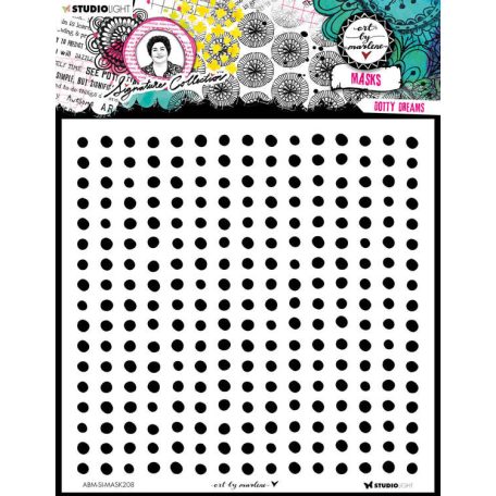 Art by Marlene  Stencil  - Dotty dreams Signature Collection nr.208- ABM Mask (1 db)
