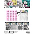 Art by Marlene  Stencil  - Dotty dreams Signature Collection nr.208- ABM Mask (1 db)