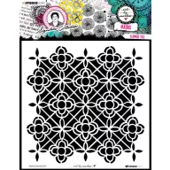   Art by Marlene Stencil  - Flower tile Signature Collection nr.209 - ABM Mask (1 db)