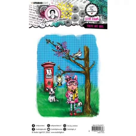 Studio Light Szilikonbélyegző  - You've got mail Signature Collection nr.472 - Art by Marlene - ABM Clear Stamp (1 csomag)