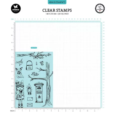 Studio Light Szilikonbélyegző  - You've got mail Signature Collection nr.472 - Art by Marlene - ABM Clear Stamp (1 csomag)