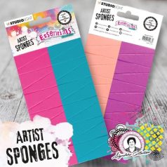   Art by Marlene Kézműves szivacs - 4 colors Essentials nr.01 - ABM Artist Sponges (48 db)