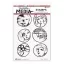 Ranger Ink Gumibélyegző - Circled - Dina Wakley - Media cling stamp (1 csomag)