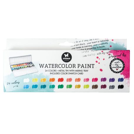 Art by Marlene Akvarell festék készlet 24 szín - 24 colors Essentials - Watercolor paint (1 db)