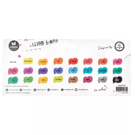 Art by Marlene Akvarell festék készlet 24 szín - 24 colors Essentials - Watercolor paint (1 db)