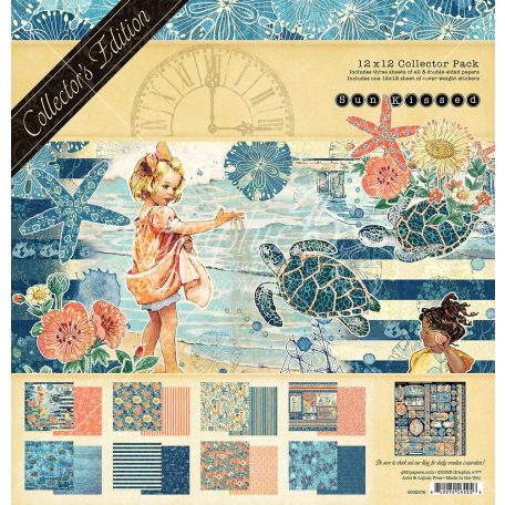 Graphic 45 Scrapbook papírkészlet 12" (30 cm) - Sun Kissed - Collector's Edition (1 csomag)