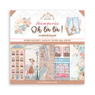   Stamperia Scrapbook papírkészlet 12" (30 cm) - Create Happiness Oh lá lá - Paper Pack (10 ív)