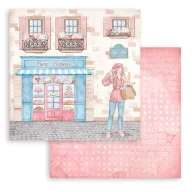   Stamperia Scrapbook papírkészlet 12" (30 cm) - Create Happiness Oh lá lá - Paper Pack (10 ív)