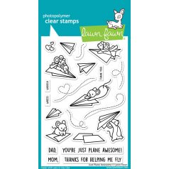   Lawn Fawn Szilikonbélyegző LF3130 - just plane awesome - Clear Stamps (1 csomag)