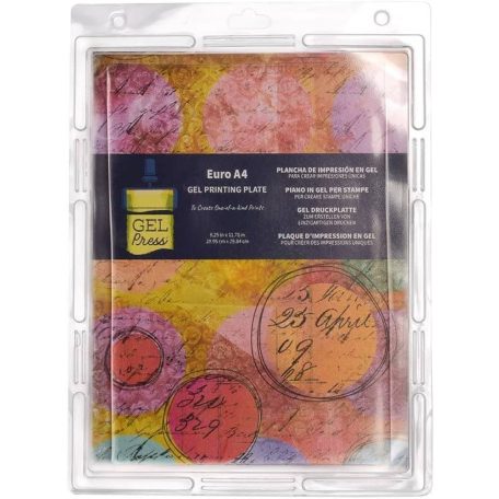 Gel Press géllemez - A4 - 8.25"X11.75" (21X30cm) - Gel Printing Plate (1 db)