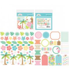   Doodlebug Design Kivágatok  - Seaside Summer - Bits & Pieces (1 csomag)
