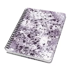   Sigel Spirálkötésű Bullet journal A5 - Pontrácsos - Violet Marble - Jolie spiral notebook (60 lap)