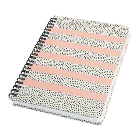 Sigel Spirálkötésű Bullet journal A5 - Pontrácsos - Sweet Dots - Jolie spiral notebook (60 lap)