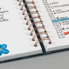 Sigel Spirálkötésű Bullet journal A5 - Pontrácsos - Brush Marks - Jolie spiral notebook (120 lap)