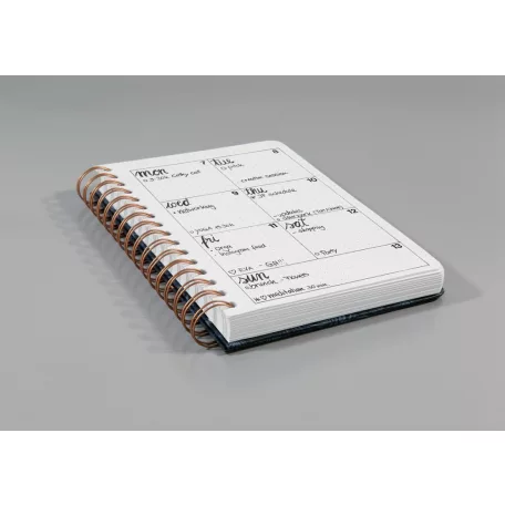 Sigel Spirálkötésű Bullet journal A5 - Pontrácsos - Brush Marks - Jolie spiral notebook (120 lap)