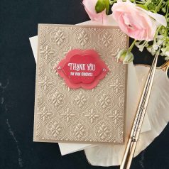   Spellbinders Domborító mappa - Tile Reflection - 3D Embossing Folder (1 db)