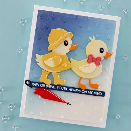 Spellbinders Domborító mappa - Raindrops - 3D Embossing Folder (1 db)