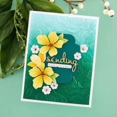   Spellbinders Domborító mappa - Four Petal Floral - 3D Embossing Folder (1 db)