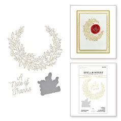   Spellbinders Klisé - hődomborításhoz - Sealed Swag - Hot Foil Plate (1 db)
