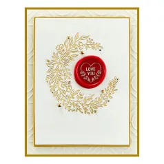   Spellbinders Klisé - hődomborításhoz - Sealed Swag - Hot Foil Plate (1 db)