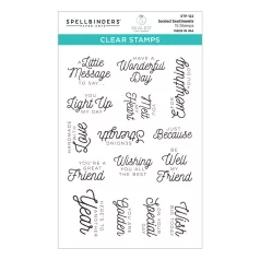   Spellbinders Szilikonbélyegző - Sealed Sentiments - Clear Stamp (1 csomag)