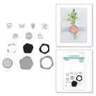 Spellbinders Szilikonbélyegző, vágósablonnal - Faux Wax Seals - Clear Stamp & Die Cutting Set (1 csomag)