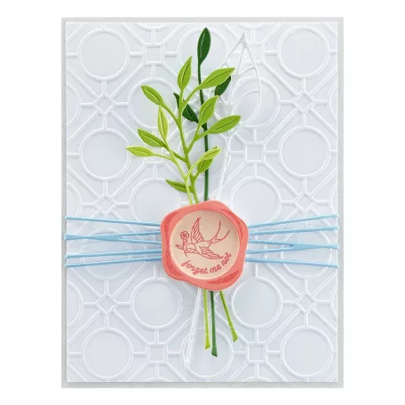 Spellbinders Szilikonbélyegző, vágósablonnal - Faux Wax Seals - Clear Stamp & Die Cutting Set (1 csomag)