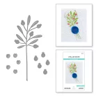 Spellbinders Vágósablon - Sealed Berry Sprig - Cutting Dies (1 csomag)