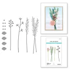 Spellbinders Vágósablon - Sealed Botanical Sprigs - Cutting Dies (1 csomag)