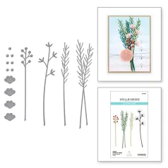   Spellbinders Vágósablon - Sealed Botanical Sprigs - Cutting Dies (1 csomag)