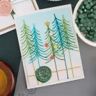 Spellbinders Vágósablon - Sealed Christmas Tree Squiggle - Cutting Dies (1 csomag)
