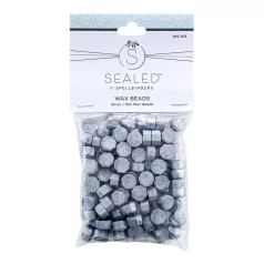   Spellbinders Viaszgyöngy - Silver - Ezüst - Wax Bead (100 db)