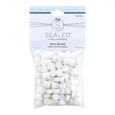   Spellbinders Viaszgyöngy - White - Fehér - Wax Bead (100 db)