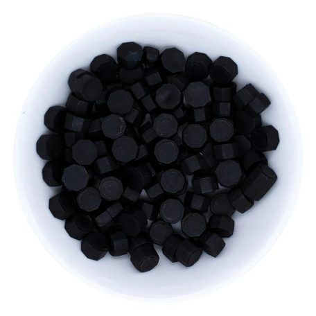 Spellbinders Viaszgyöngy - Black - Fekete - Wax Bead (100 db)