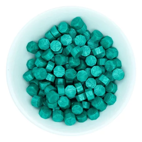 Spellbinders Viaszgyöngy - Teal - Türkizkék - Wax Bead (100 db)
