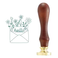   Spellbinders Viaszpecsét - Sending a Hello - Wax Seal Stamp (1 db)