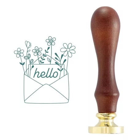 Spellbinders Viaszpecsét - Sending a Hello - Wax Seal Stamp (1 db)