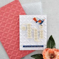   Spellbinders Domborító mappa - Circle Illusion - 3D Embossing Folder (1 db)