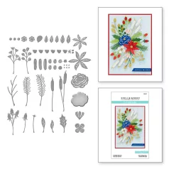   Spellbinders Vágósablon - Holiday Blooms - Cutting Dies (1 csomag)