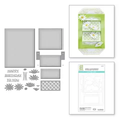   Spellbinders Vágósablon - Daisy Delight Garden Shutters A2 Card Base - Cutting Dies (1 csomag)