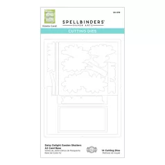   Spellbinders Vágósablon - Daisy Delight Garden Shutters A2 Card Base - Cutting Dies (1 csomag)