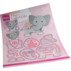   Marianne Design Vágósablon - Eline's Baby Elephant - Collectable (1 csomag)