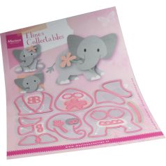  Marianne Design Vágósablon - Eline's Baby Elephant - Collectable (1 csomag)