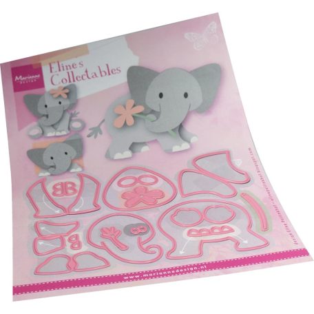 Marianne Design Vágósablon - Eline's Baby Elephant - Collectable (1 csomag)