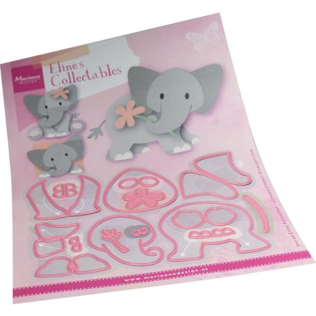 Marianne Design Vágósablon - Eline's Baby Elephant - Collectable (1 csomag)