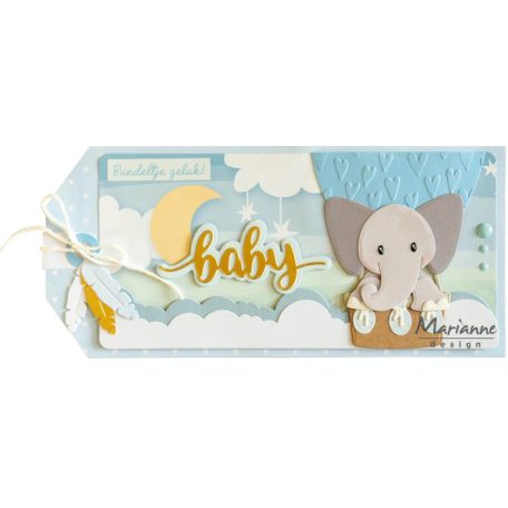 Marianne Design Vágósablon - Eline's Baby Elephant - Collectable (1 csomag)